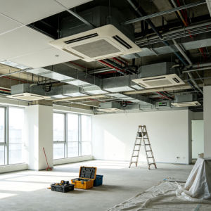 Commercial Multi-Zone Climate Control Air Conditioning System Installation