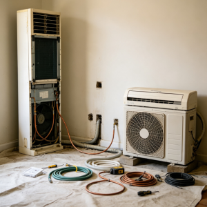 Old A/C Removal + New Unit Integrated Installation Service