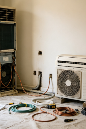 Old A/C Removal + New Unit Integrated Installation Service