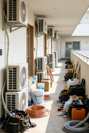 Bulk Air Conditioner Installation Service for Guesthouses and Apartments