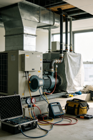 Central Air Conditioning System Commissioning and Testing Services